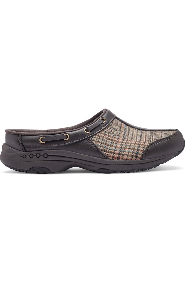 Easy Spirit Travelport Clog, Alternate, color, Dark Brown
