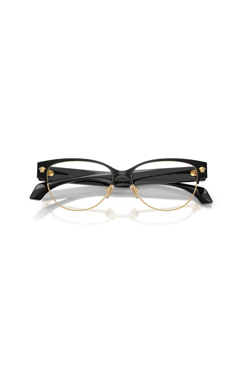 53mm Cat Eye optical glasses, Alternate, color, Black