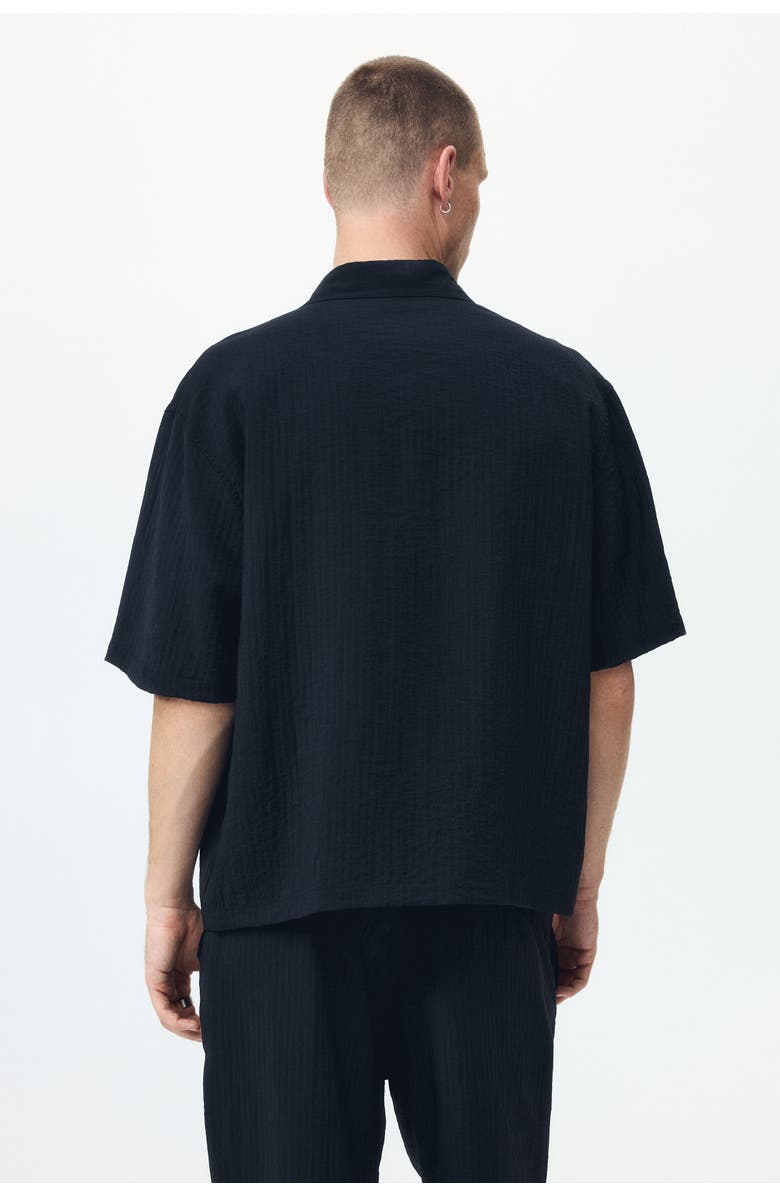 H&M Relaxed-fit shirt, Alternate, color, Black