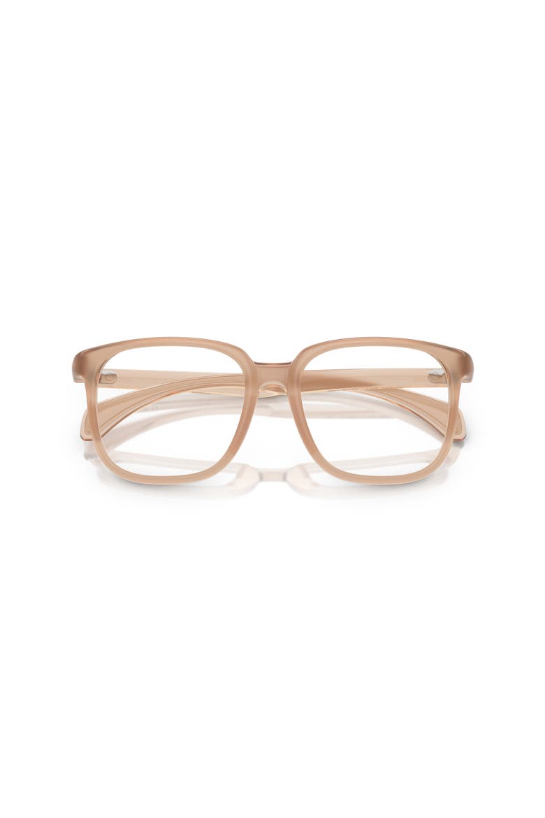 53mm Square optical glasses, Alternate, color, Beige