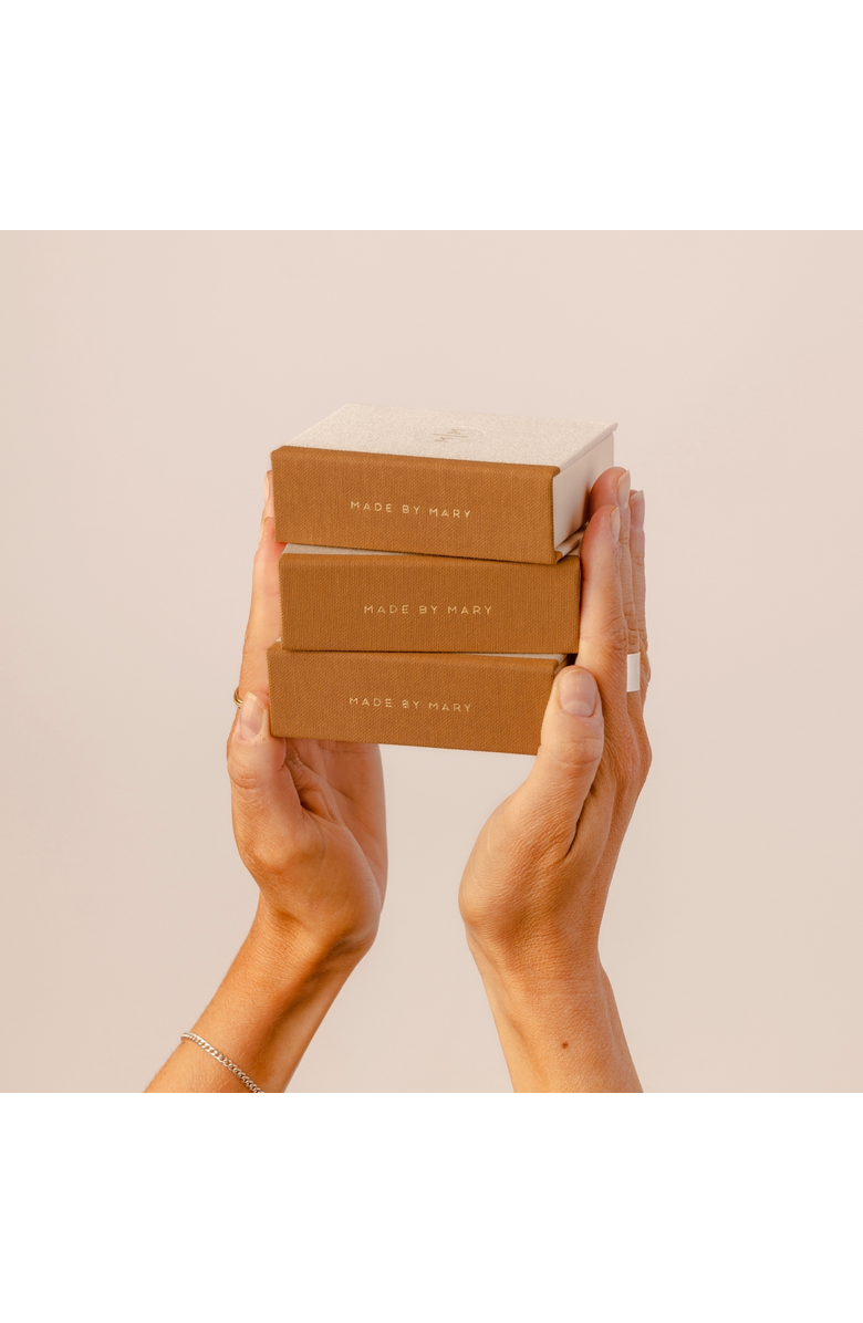 MADE BY MARY Crescent Pearl Necklace, Alternate, color, Gold Vermeil