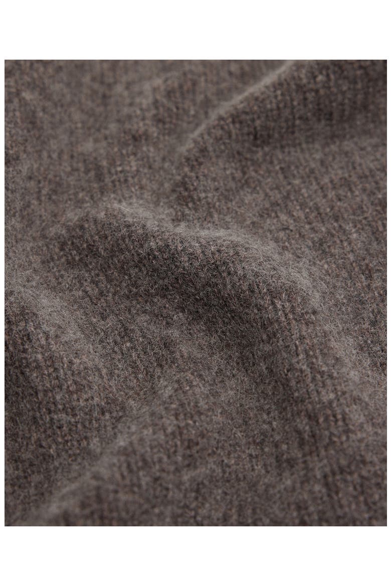 Wool & Cashmere Knit Shawl, Alternate, color, MEDIUM BROWN