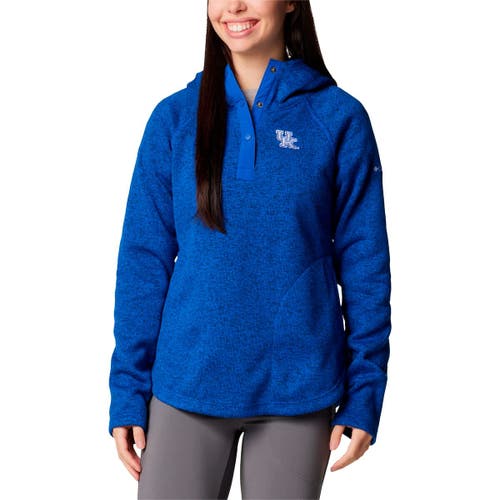 Columbia Royal Kentucky Wildcats Sweater Weather Fleece Lined Pullover Hoodie