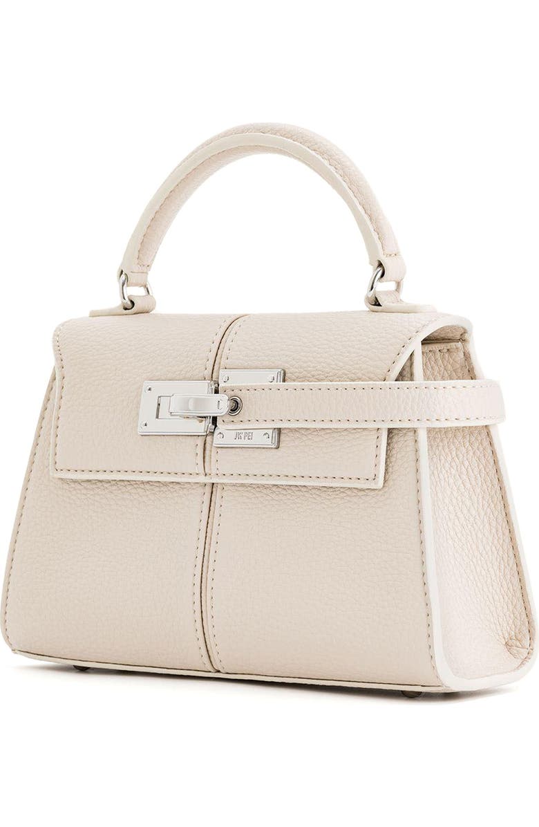 JW PEI Elise Faux Leather Top Handle Bag, Alternate, color, White