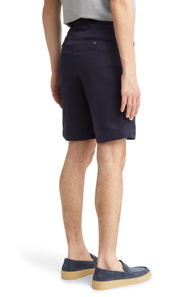 Berle Flat Front Shorts, Alternate, color, Navy