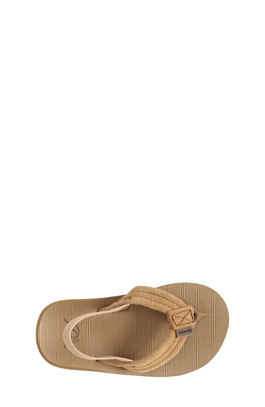 'Carver' Suede Sandal, Alternate, color, TAN SOLID