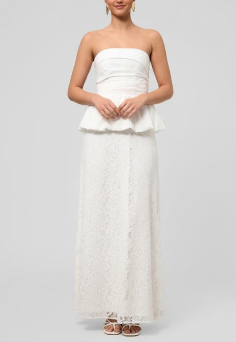 Odette Strapless Maxi Dress