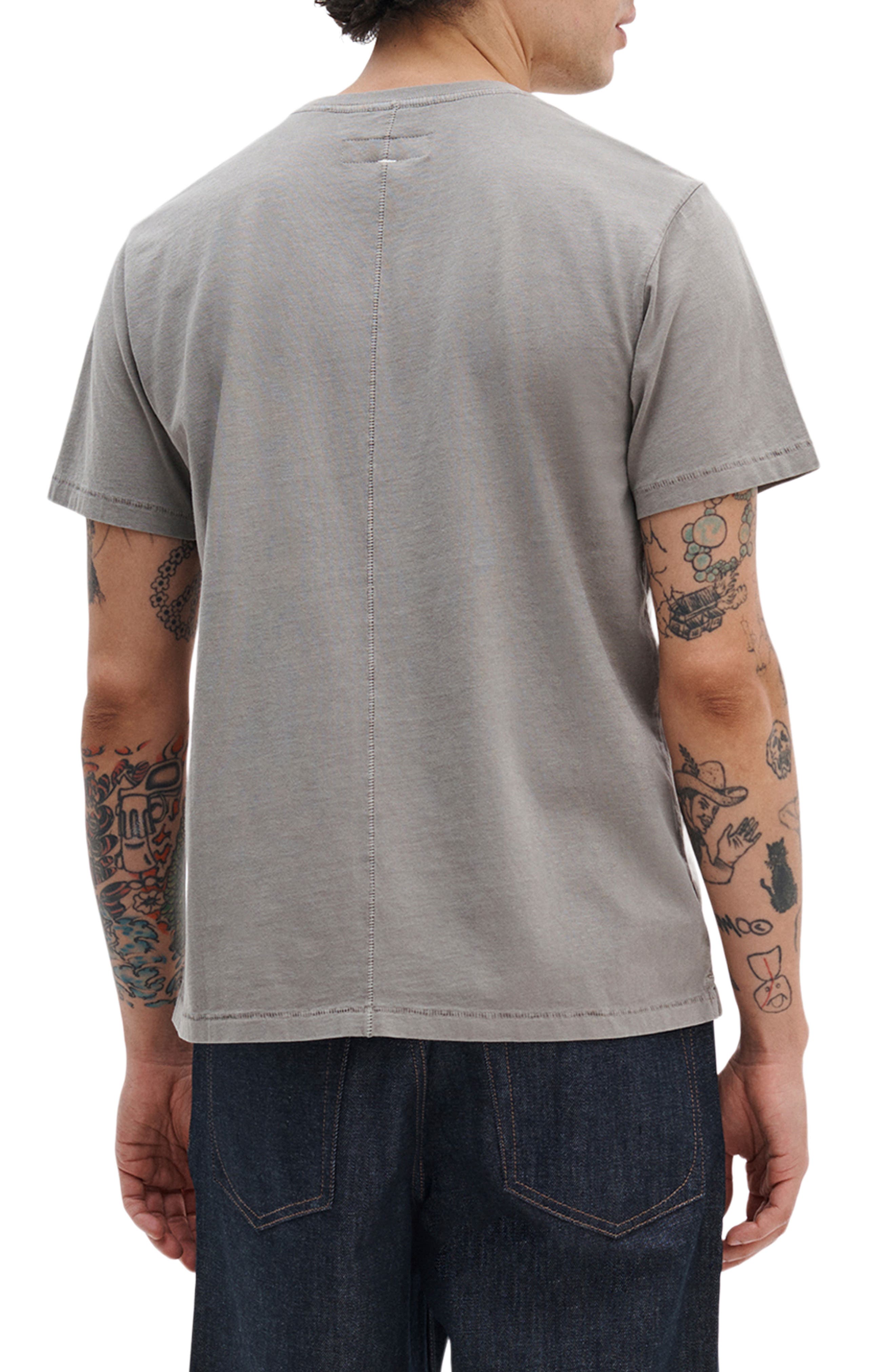 Classic Fit Garment Dye Pocket T-Shirt - image 4