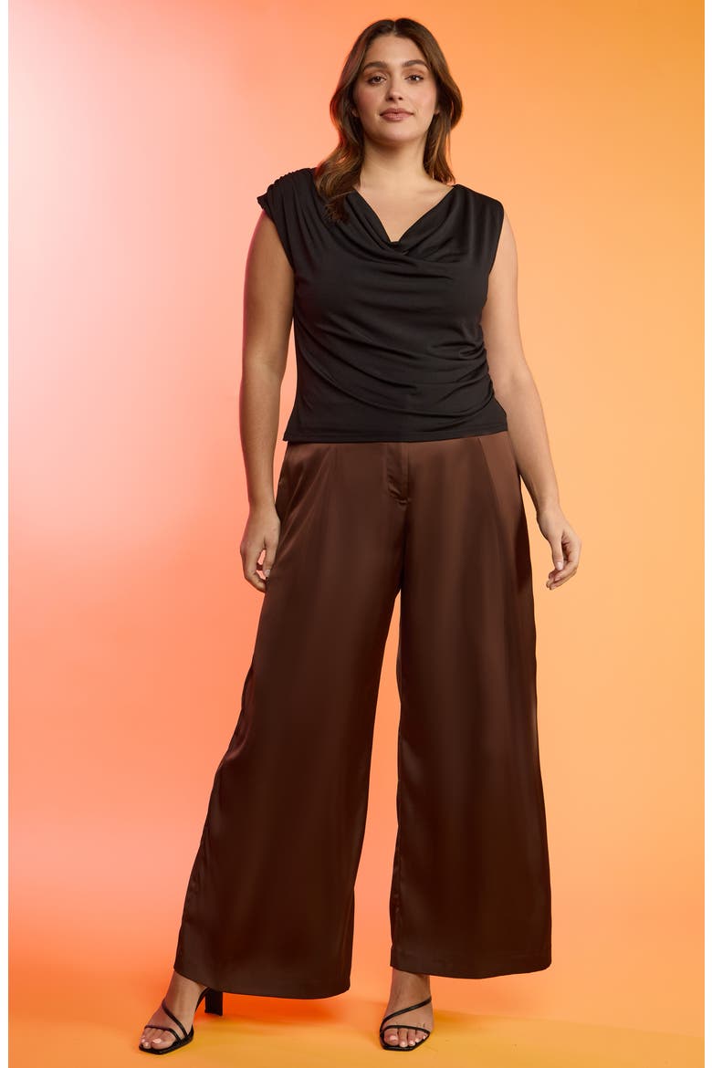 Rakis Wide Leg Pants, Alternate, color, MOCHA