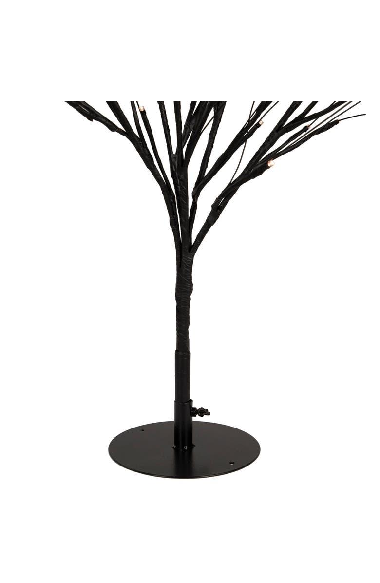 Northlight Pre-Lit Halloween Twig Tree - Black - 39" - Warm White LED Lights, Alternate, color, 