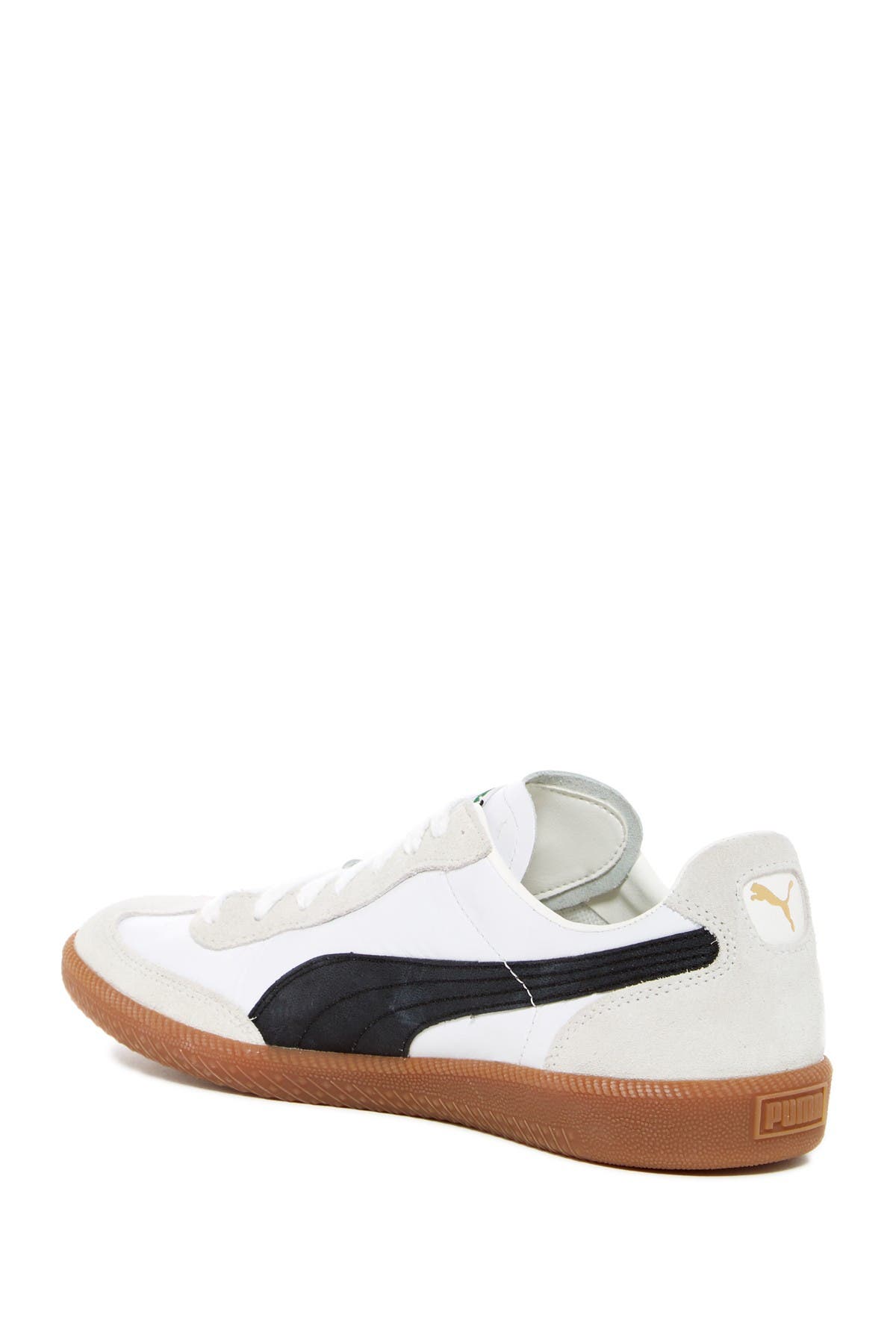 PUMA Super Liga OG Retro Leather & Suede Sneaker, Alternate, color, White