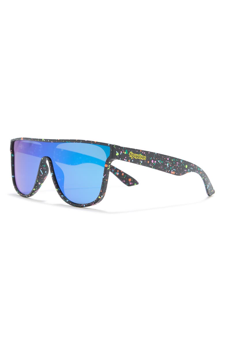 TIPSY ELVES Enter the Matrix Polarized Shield Sunglasses, Alternate, color, 