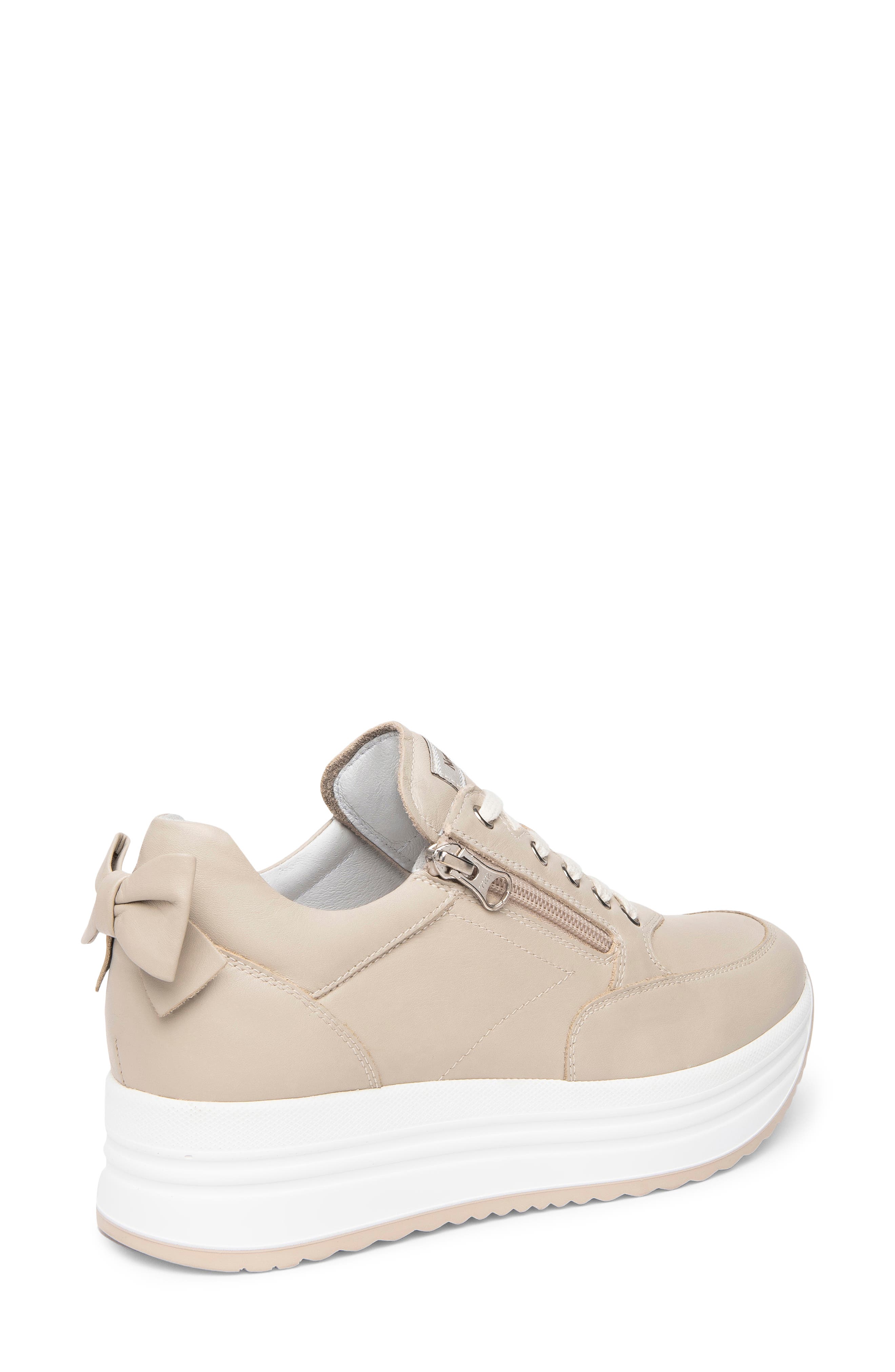 NeroGiardini Bow Platform Sneaker, Alternate, color, 