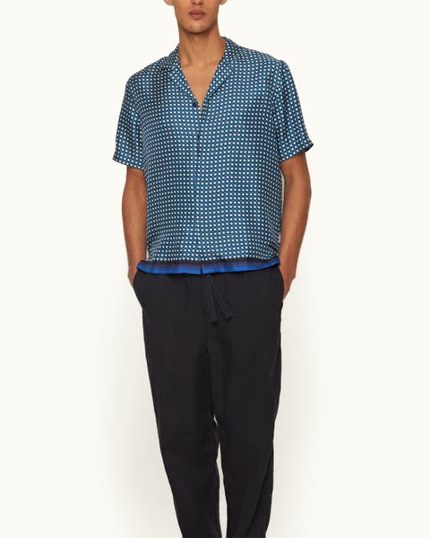 Maitan Silk Relaxed-Fit Shirt