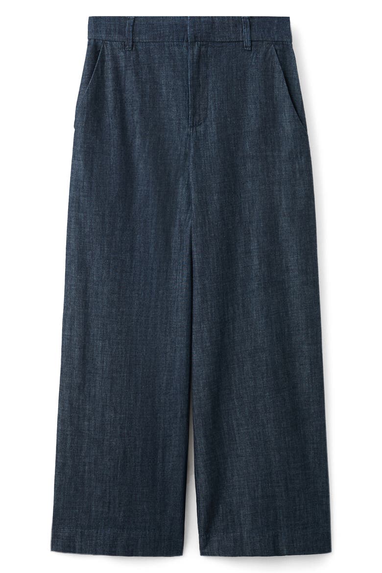 Mid Rise Wide Leg Trouser Jeans, Alternate, color, OPEN BLUE