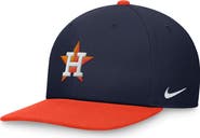 Nike Men's Nike Navy/Orange Houston Astros Evergreen Two-Tone Snapback Hat