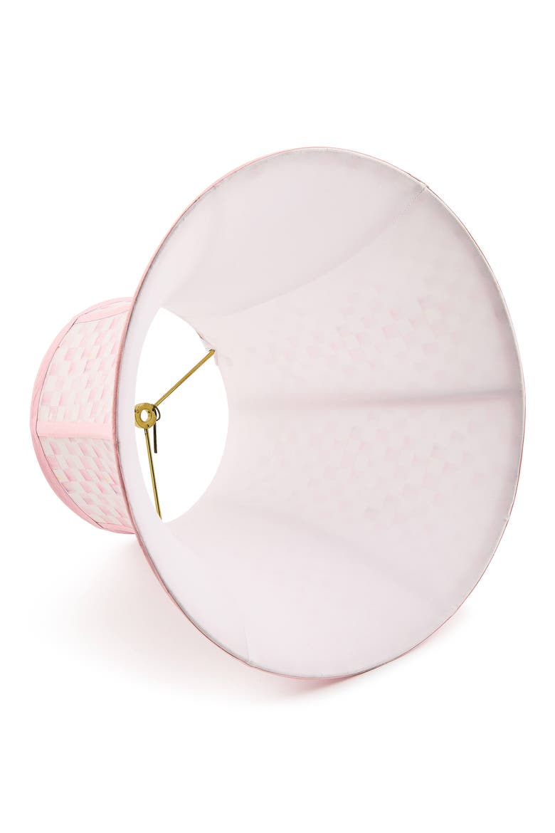Rosy Check Medium Lampshade, Alternate, color, ROSY