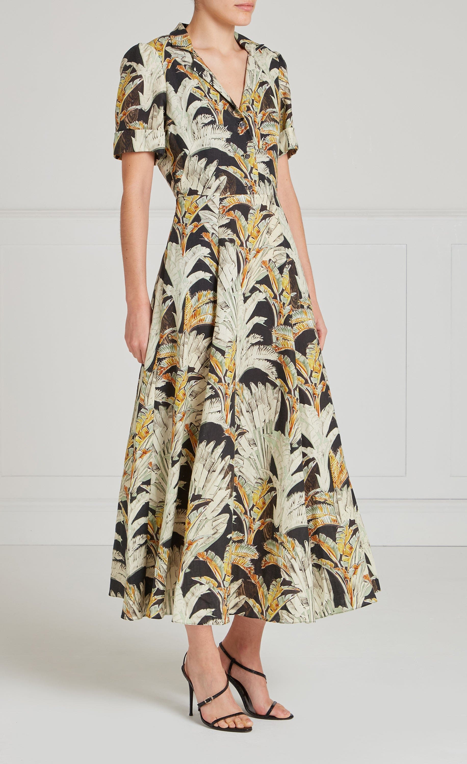 Baxter Linen Sleeved Dress - image 2