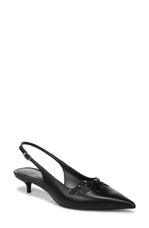 Fauna Kitten Heel Slingback Pump (Women)