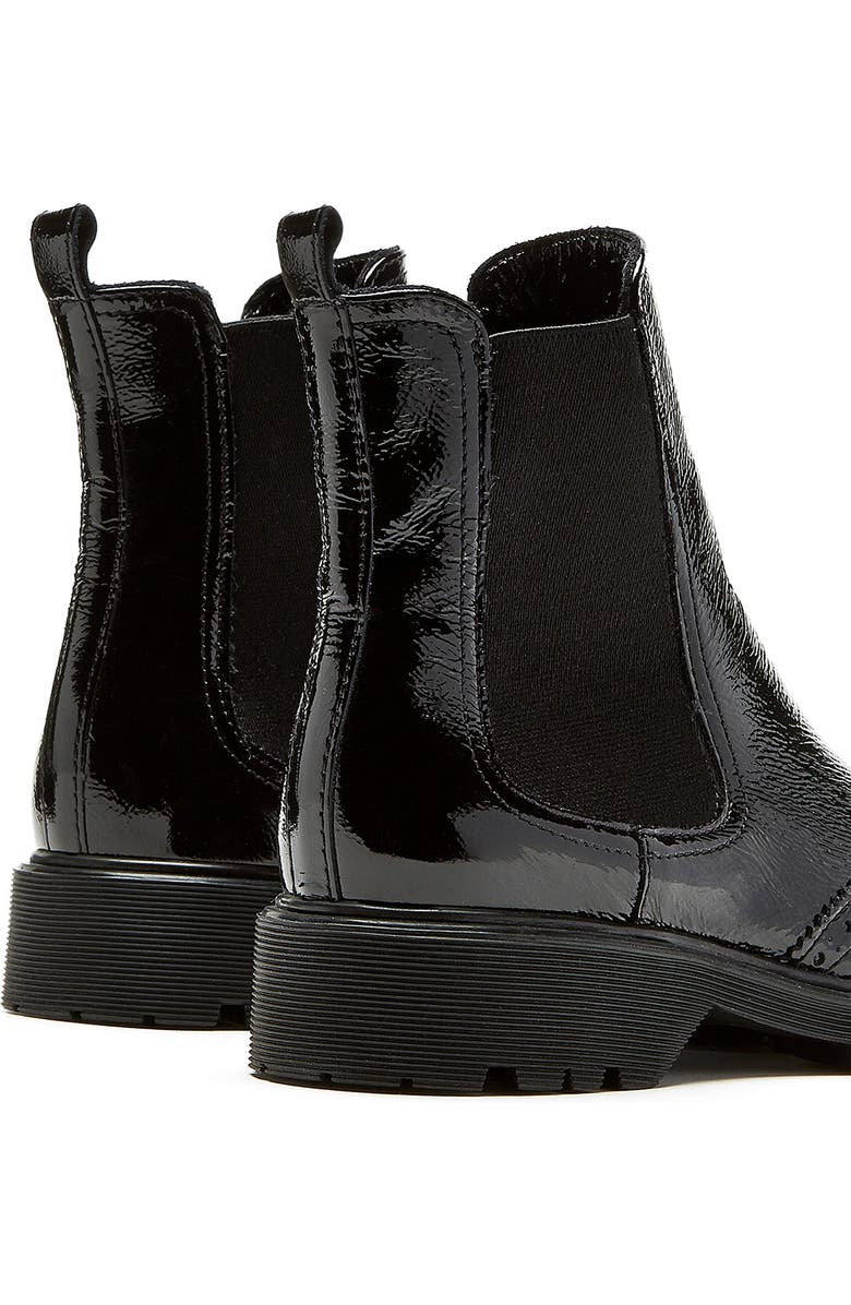 La Canadienne Hansel Wingtip Waterproof Chelsea Boot, Alternate, color, Black Patent Leather