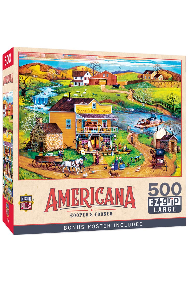 Cooper's Corner 500 Piece Jigsaw Puzzle, Main, color, Multicolor