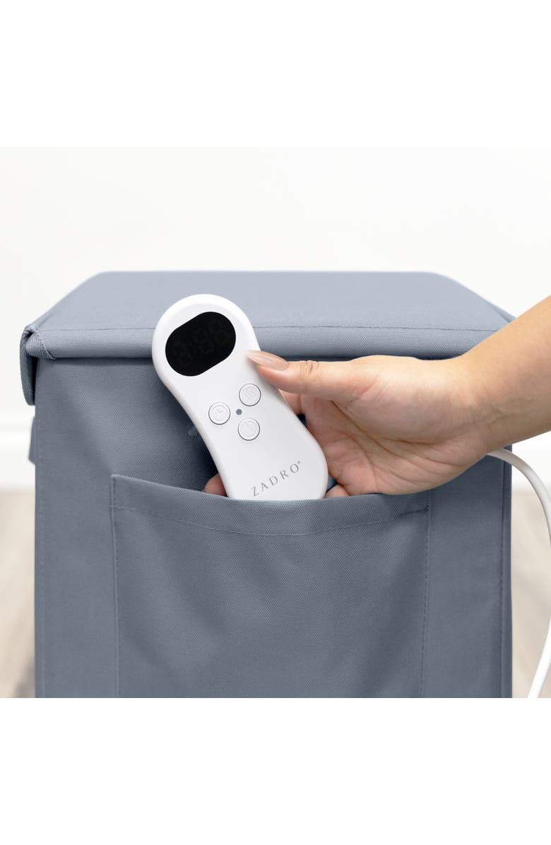 Zadro Foldable Towel Warmer - 9.2 Gallon Capacity, Alternate, color, Gray