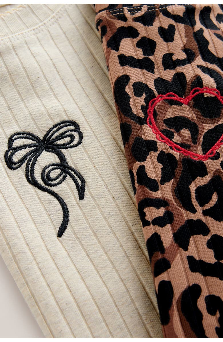 NEXT Kids' 2-Pack Long Sleeve Rib Tees, Alternate, color, Multi Brown