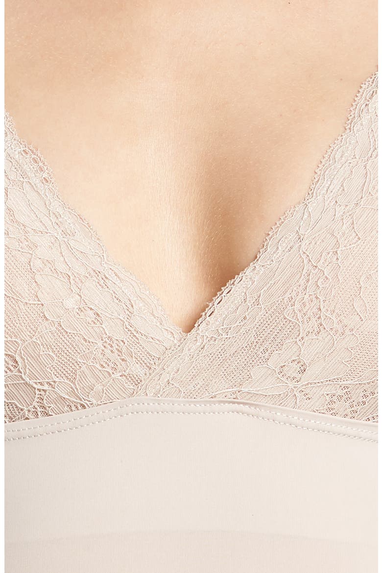 Priscilla Bodysuit, Alternate, color, MUSHROOM