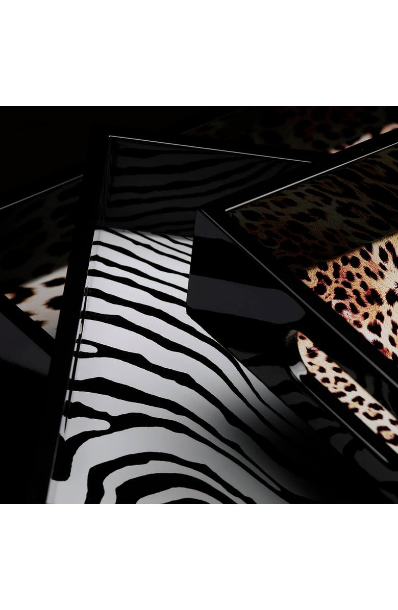CAVALLI Small Rectangular Tray, Alternate, color, Zebrage
