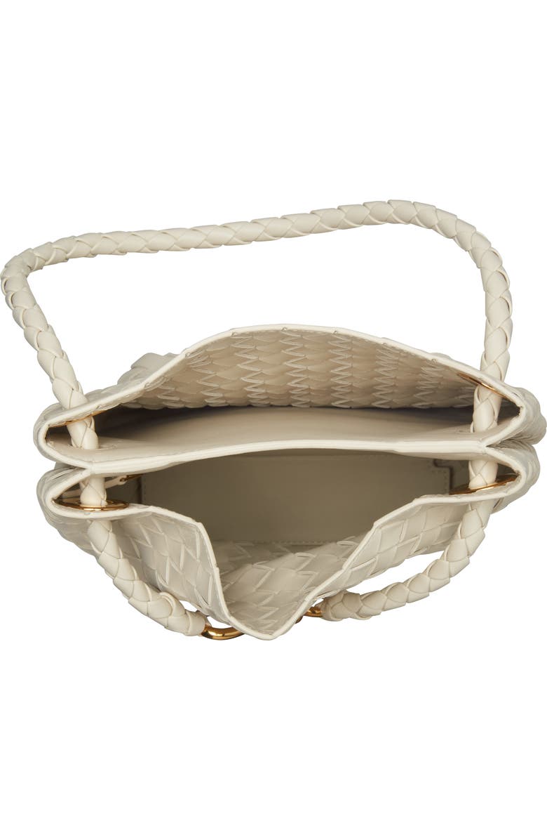 Bottega Veneta Small Andiamo Intrecciato Leather Bucket Bag, Alternate, color, Sea Salt-M B-Sea Sa