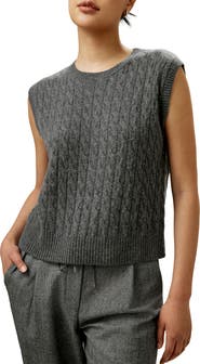 Lilysilk Sleeveless Cashmere Vest