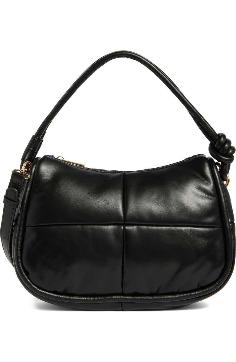 URBAN EXPRESSIONS HANDBAGS Quilted Shoulder Bag, Main, color, Black