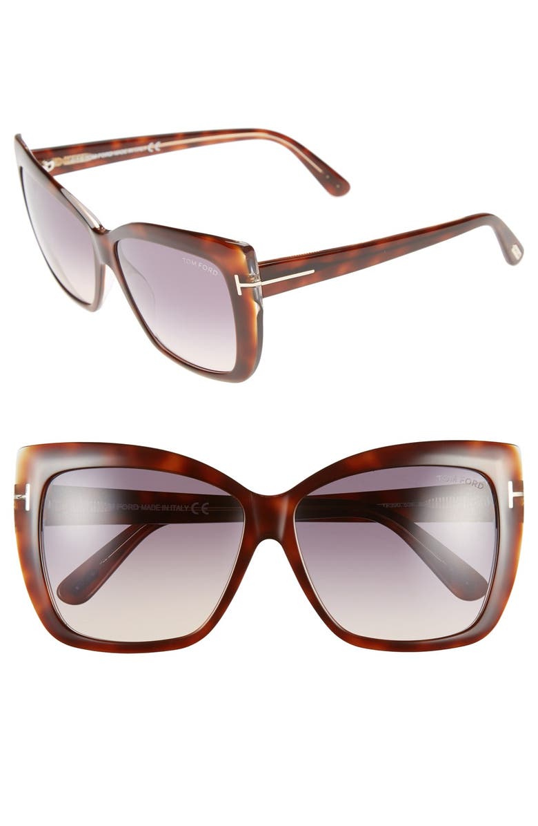 TOM FORD Irina 59mm Sunglasses, Main, color, 