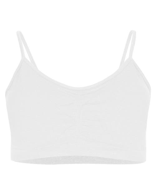 Memoi 2 Pair Pack Gathered Front Cup Training Bra In White