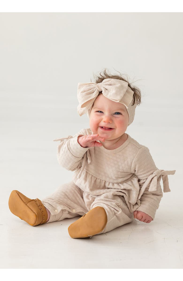 Mabel + Honey Cinnamon Sugar Romper, Alternate, color, Brown