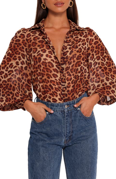 Fleetwood Print Button-Up Shirt