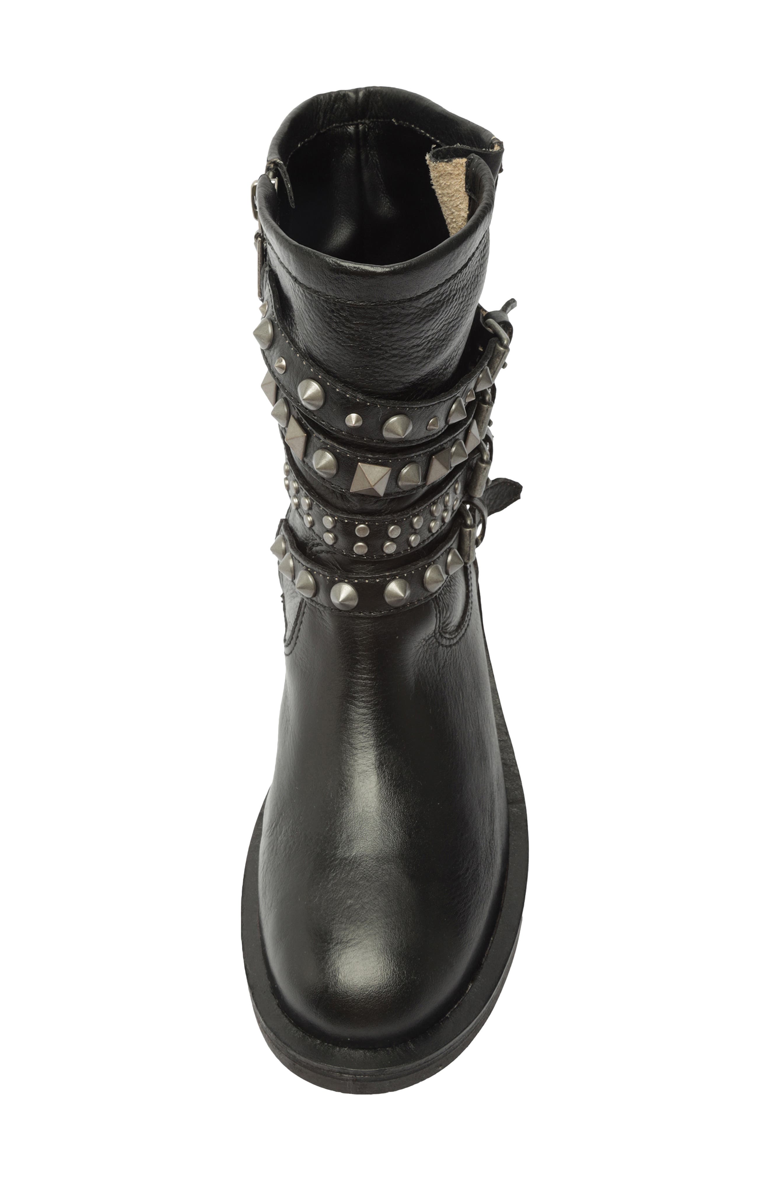 Schutz Luizia Stud Bootie, Alternate, color, 