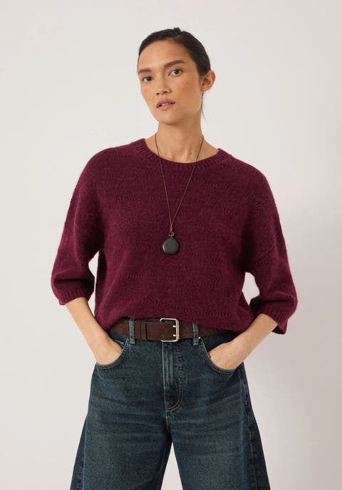 Arlette Gathered Sleeve Tee