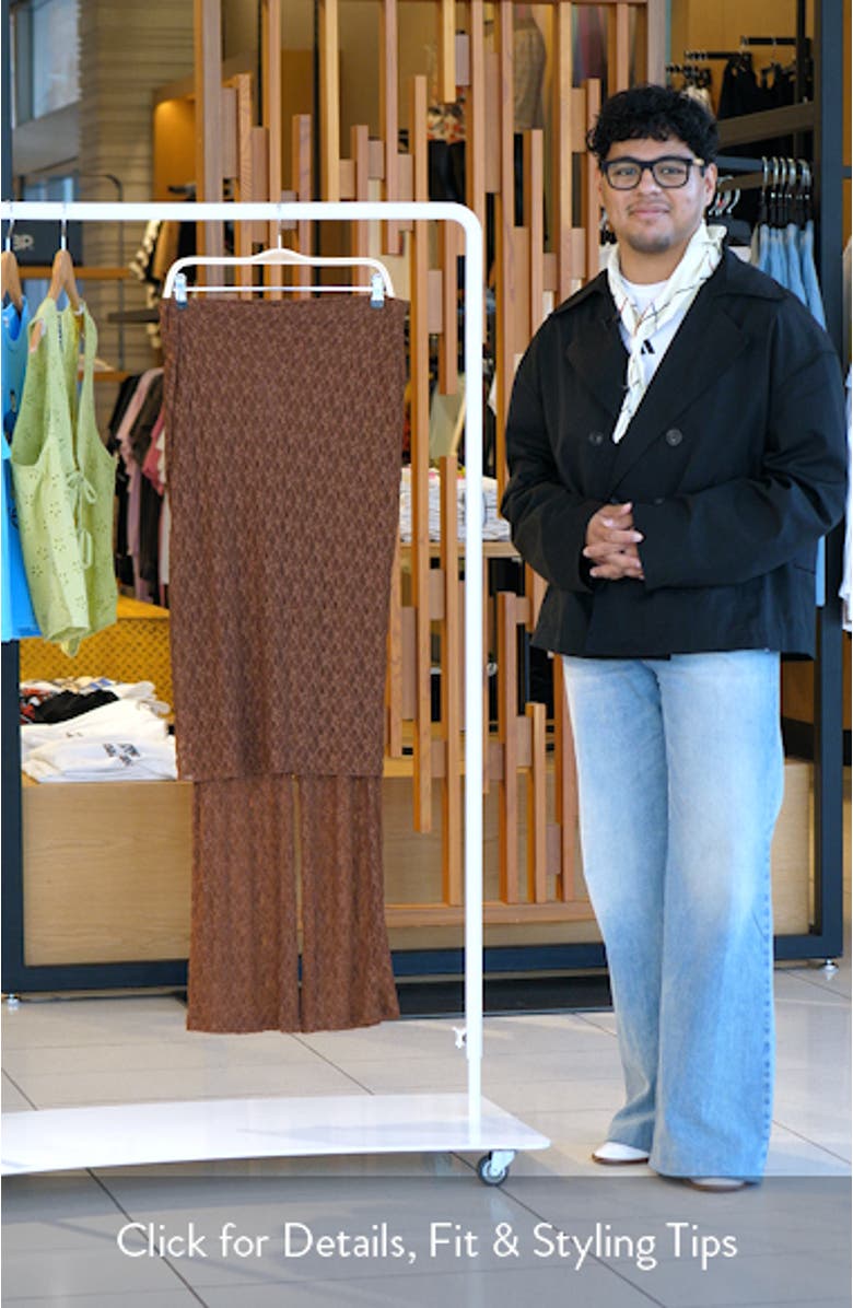 Stretch Lace Skirted Pants, sales video thumbnail