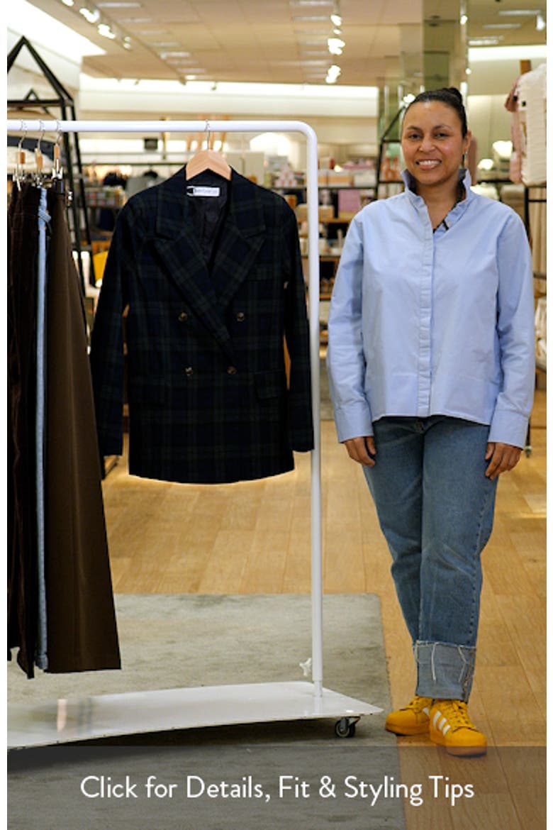 Juliette Plaid Double Breasted Blazer video