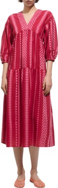 MANGO Geometric Print Dress