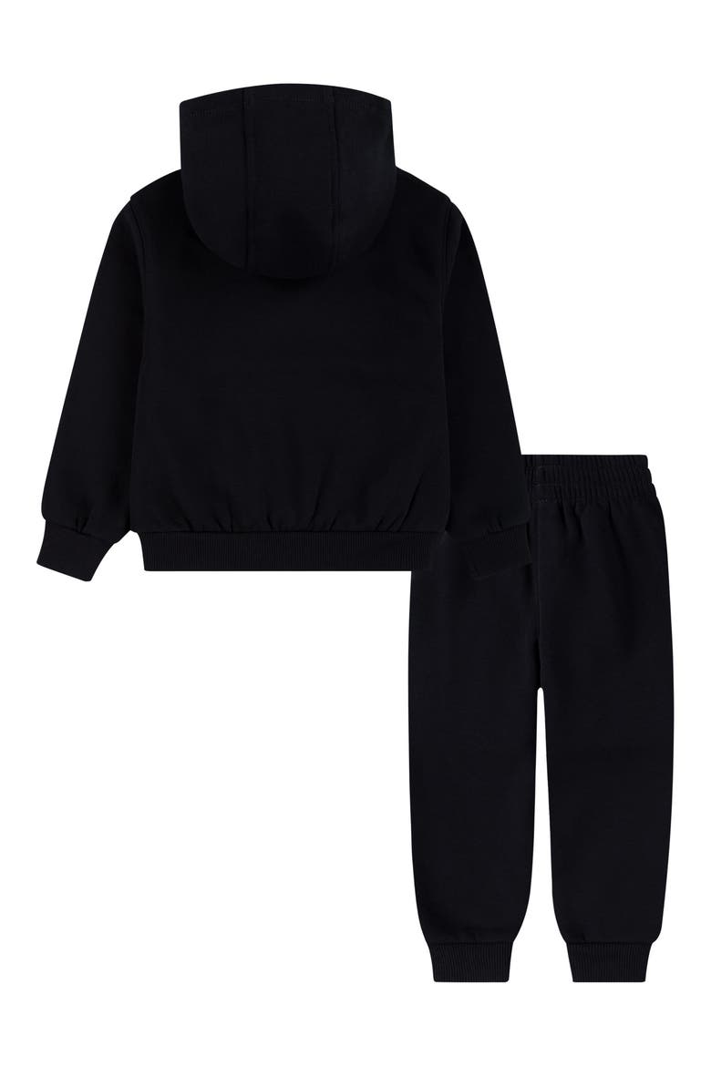 Kids' Gradient Futura Pullover Hoodie & Joggers Set, Alternate, color, BLACK