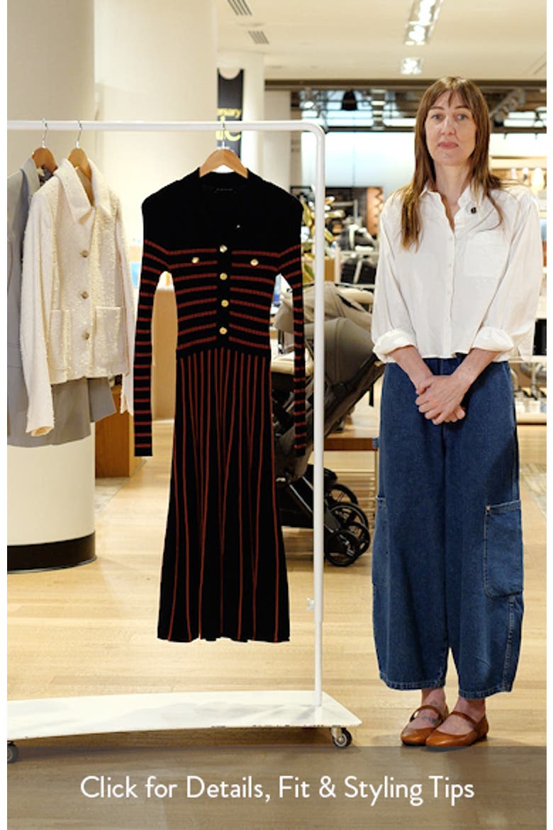 The Elodie Long Sleeve Rib Maxi Dress video