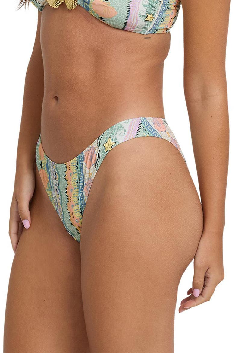 Tide Pool Maui Cheeky Bikini Bottoms, Alternate, color, LIGHT BLUE MULTI