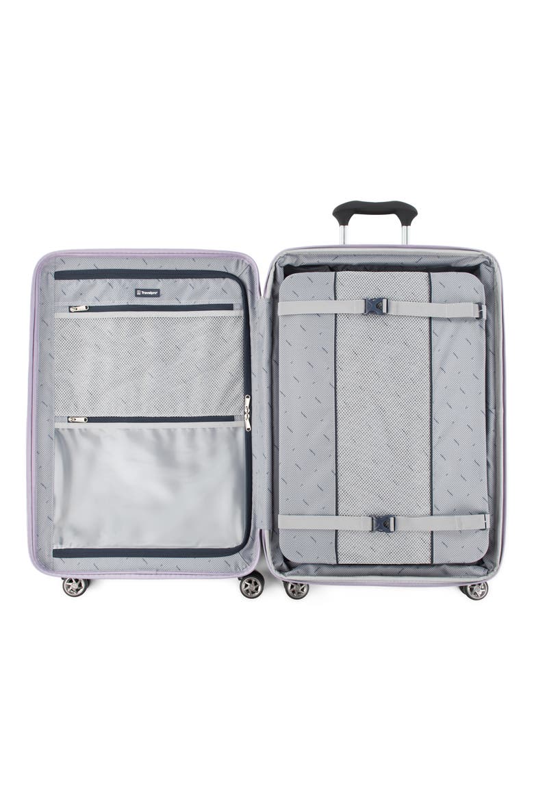 WalkAbout® 6 25" Medium Check-in Expandable Hardside Spinner, Alternate, color, VIOLET
