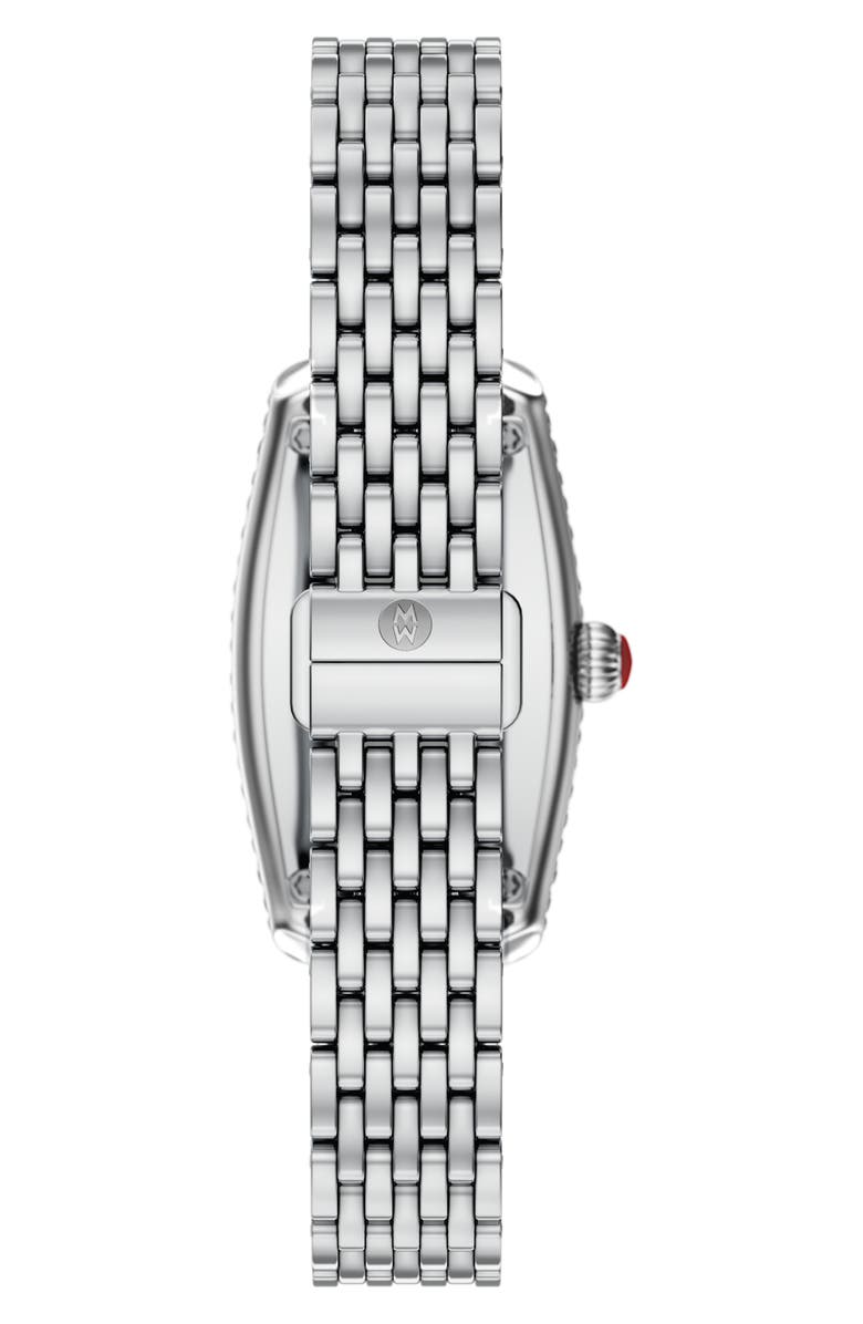 MICHELE Special Edition Diamond Coquette Stainless Steel Watch, Alternate, color, Silver