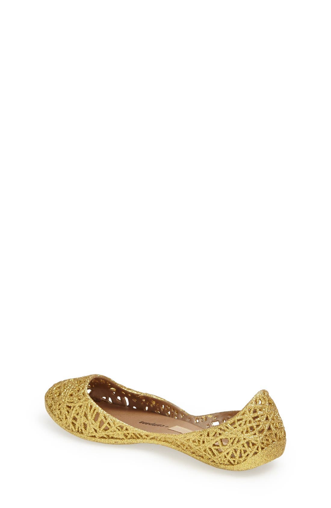 'Campana Zig Zag' Flat, Alternate, color, Z/DNUGOLD GLITTER