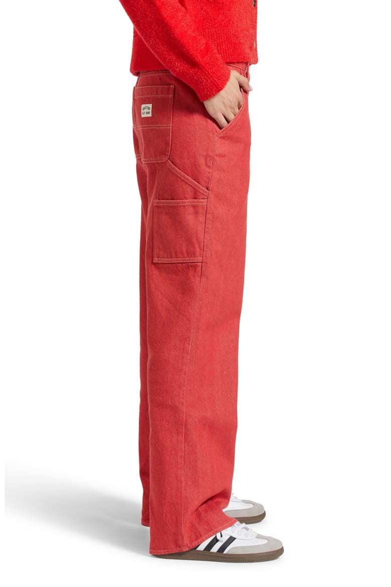 Essex Wide Leg Painter Pants, Alternate, color, MARS RED