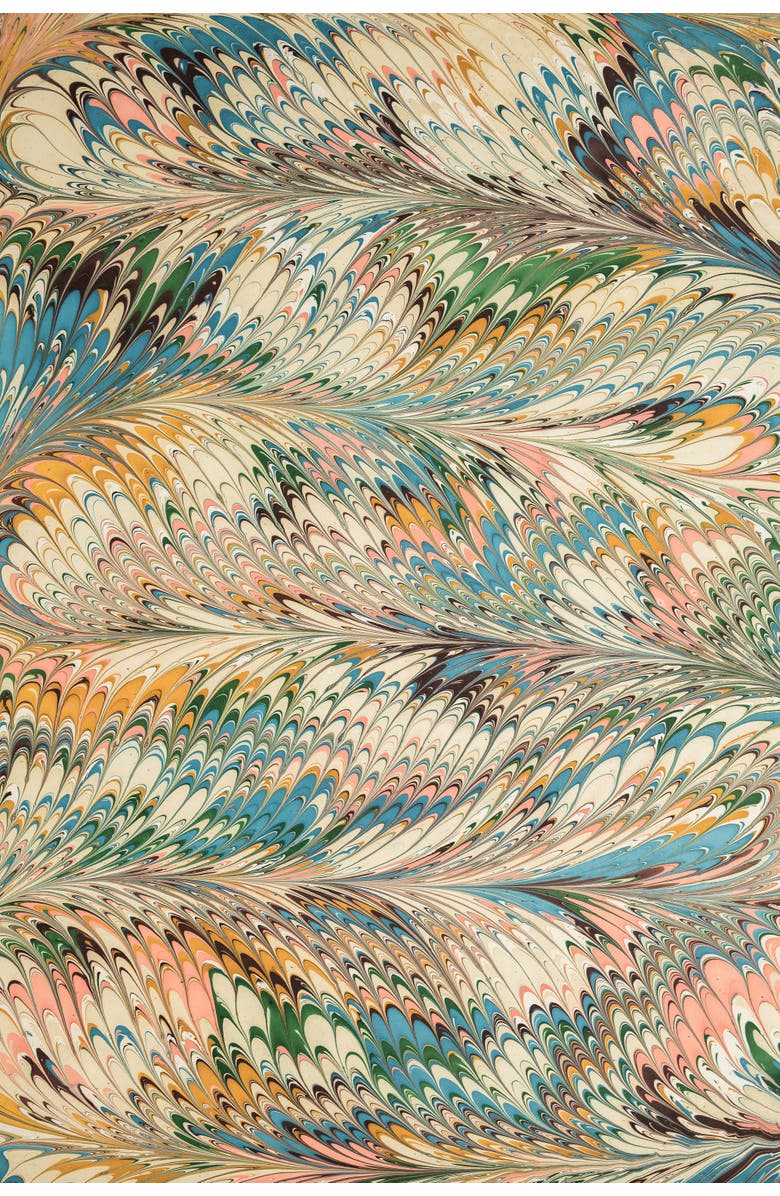 Inner Child Hand Marbled Gift Wrapping Paper Sheets, Alternate, color, 10 Sheets - Flatiron Feathers