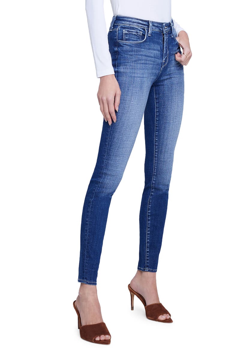 Marguerite High Waist Skinny Jeans, Alternate, color, CASTAIC